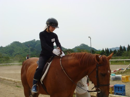 手綱はこう持つのだったが「あれー」