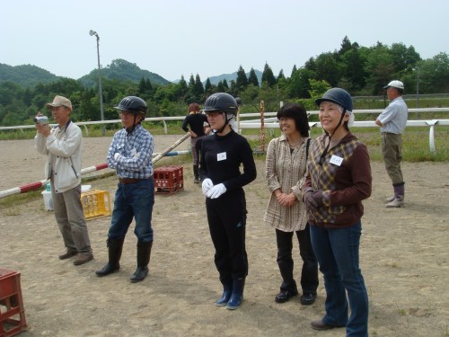 受講生騎乗待ち