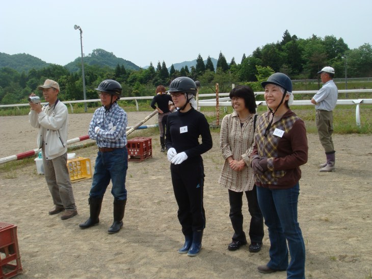 受講生騎乗待ち