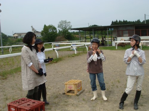 お母さんが心配そう「お母さん大丈夫!」