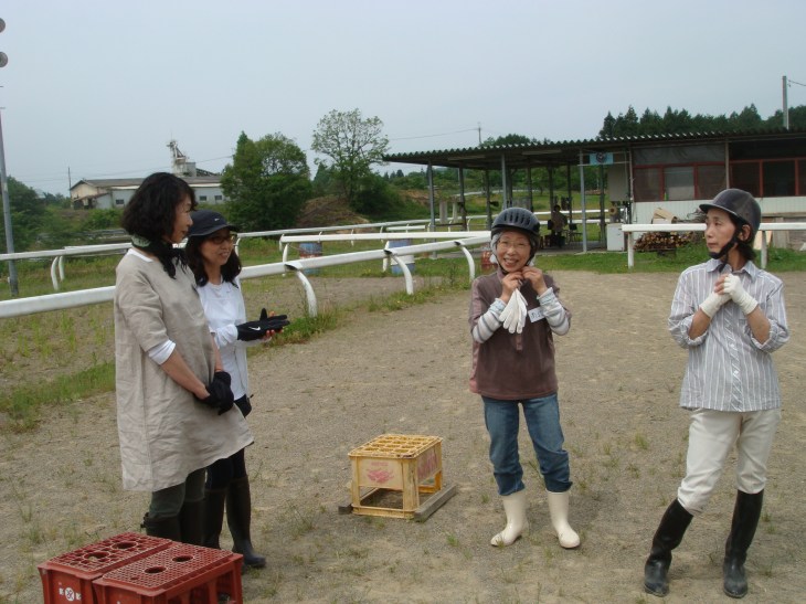 お母さんが心配そう「お母さん大丈夫!」