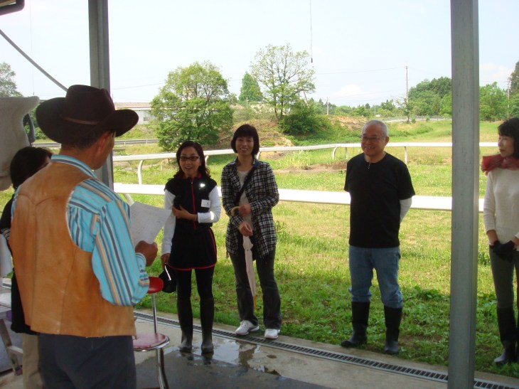 会長のあいさつ、注意事項の説明