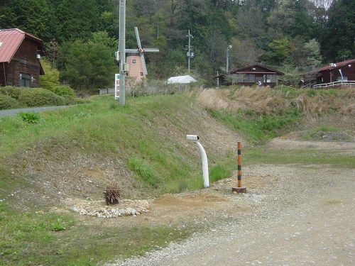 植樹場所である馬場の入口