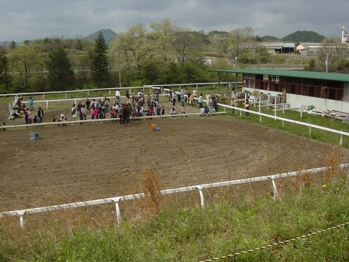開始前の馬場風景