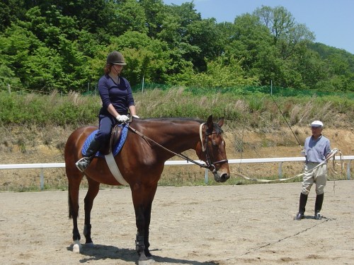 硬くならないように、姿勢はいいよ！