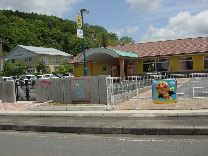 今日来てくれた保育園の玄関