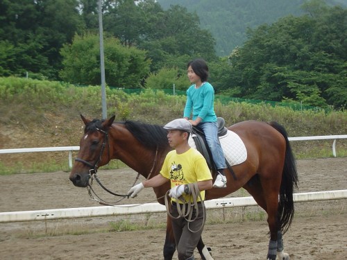 うまく乗ってるよ