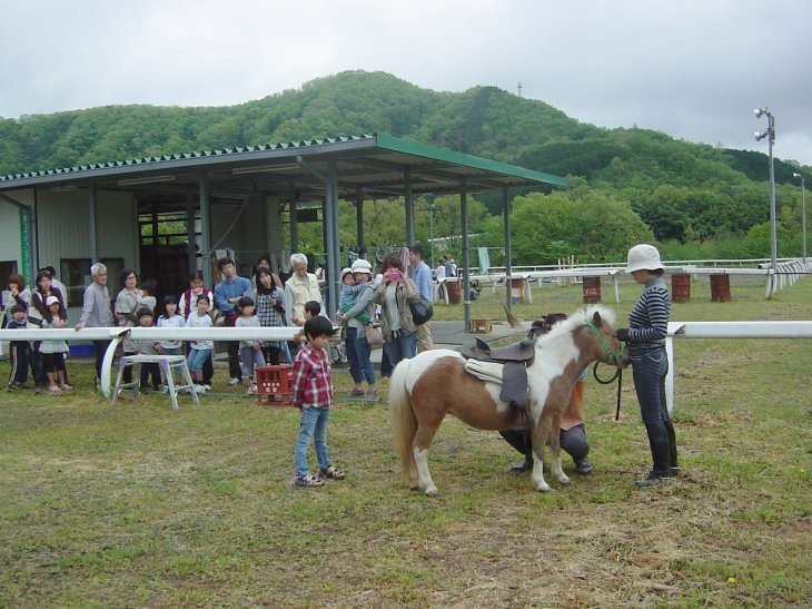 ぽにーの騎乗待ち早くのりたいなー