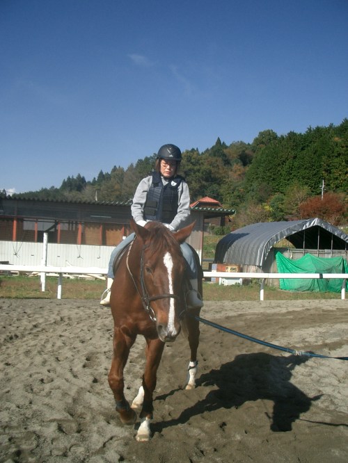 乗馬教室2014秋 第二日目 046