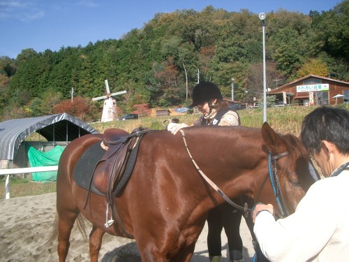 乗馬教室2014秋 第二日目 056